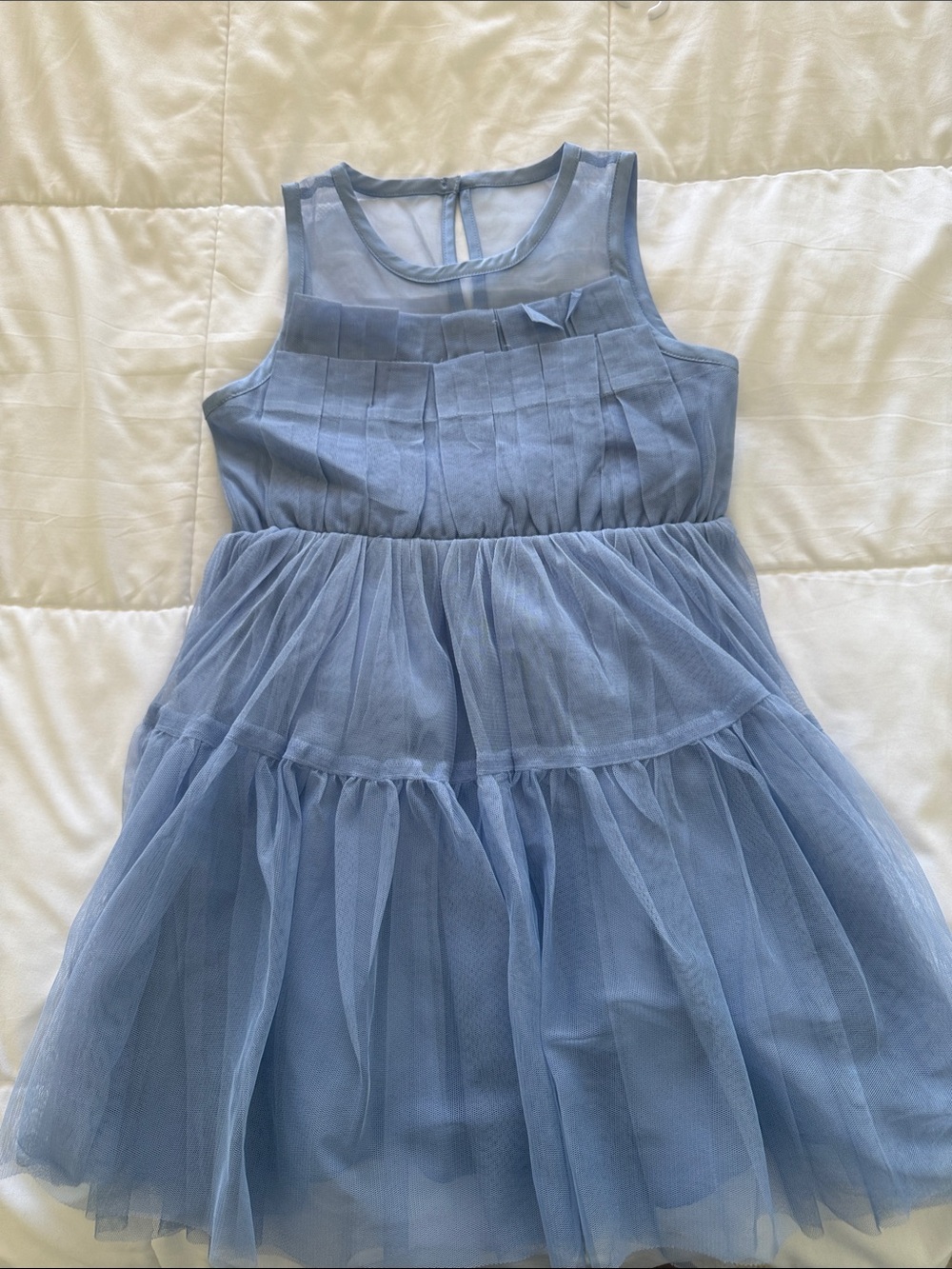 Crewcuts Dusty Blue Tulle Party Dress